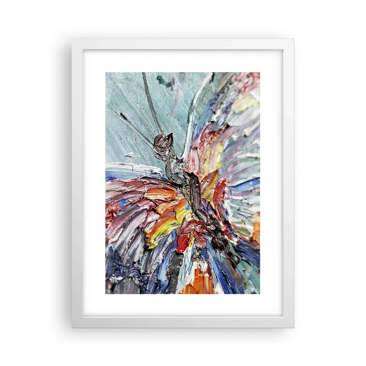 Poster in white frmae - Painted by Nature - 30x40 cm