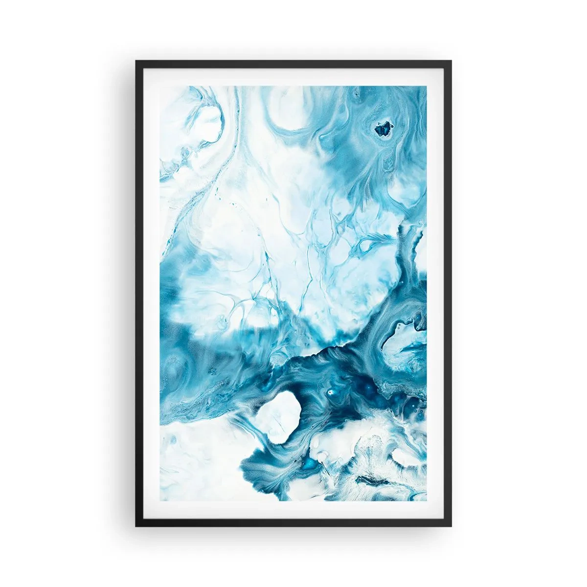 Poster in black frame - Concert of Blue - 61x91 cm