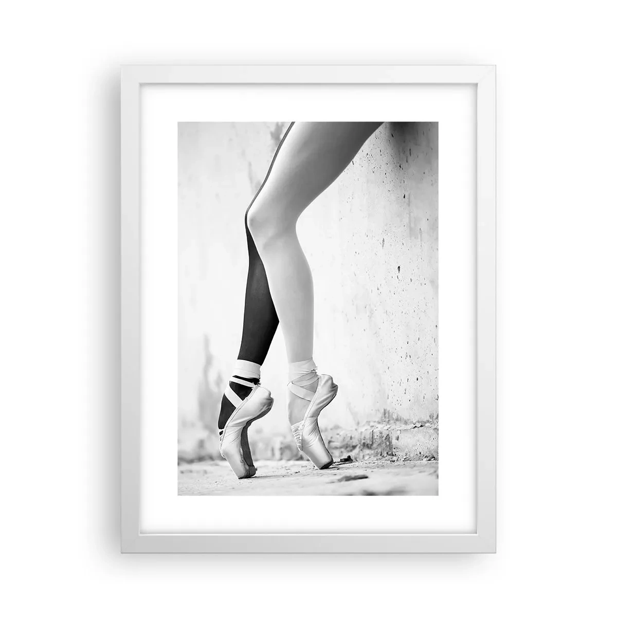 Poster in white frmae - Ballerina, Voila! - 30x40 cm