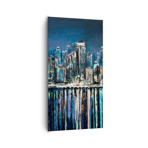 Canvas picture - Cascade Of Lights - 65x120 cm