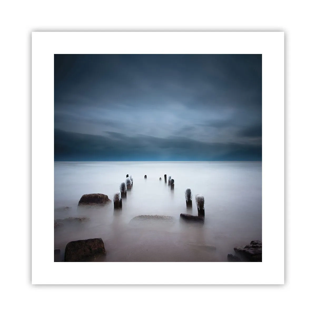 Poster - Pensive Lake - 40x40 cm