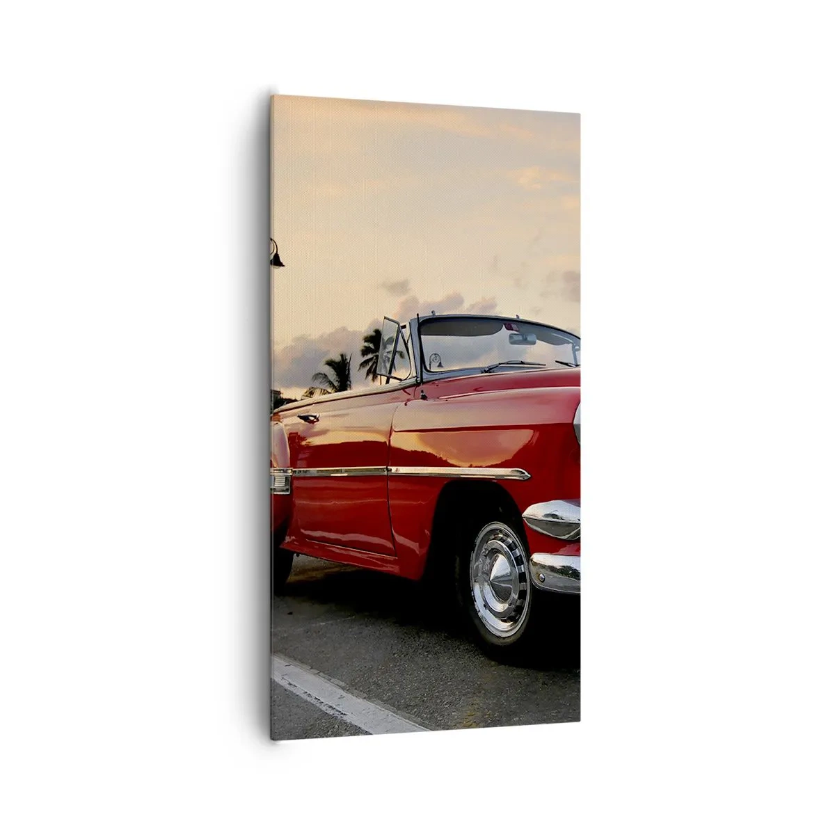 Canvas picture - Red Heat of the Tropics - 65x120 cm