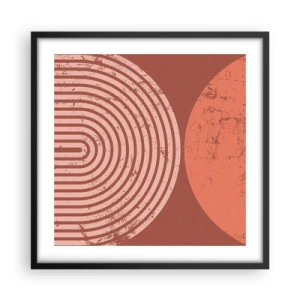 Poster in black frame - Close Relationship - 50x50 cm