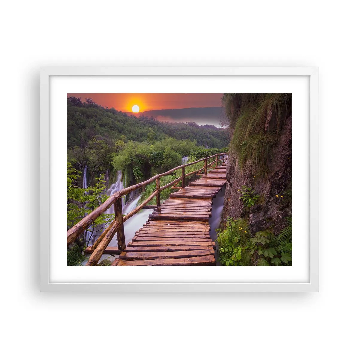 Poster in white frmae - Unbelievable Beauty - 50x40 cm