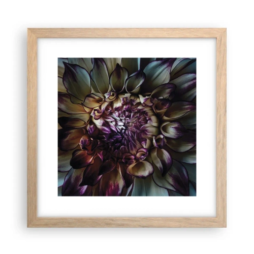 Poster in light oak frame - The Blossoming of Youth - 30x30 cm