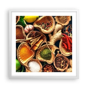 Poster in white frmae - Take What You Want - 50x50 cm