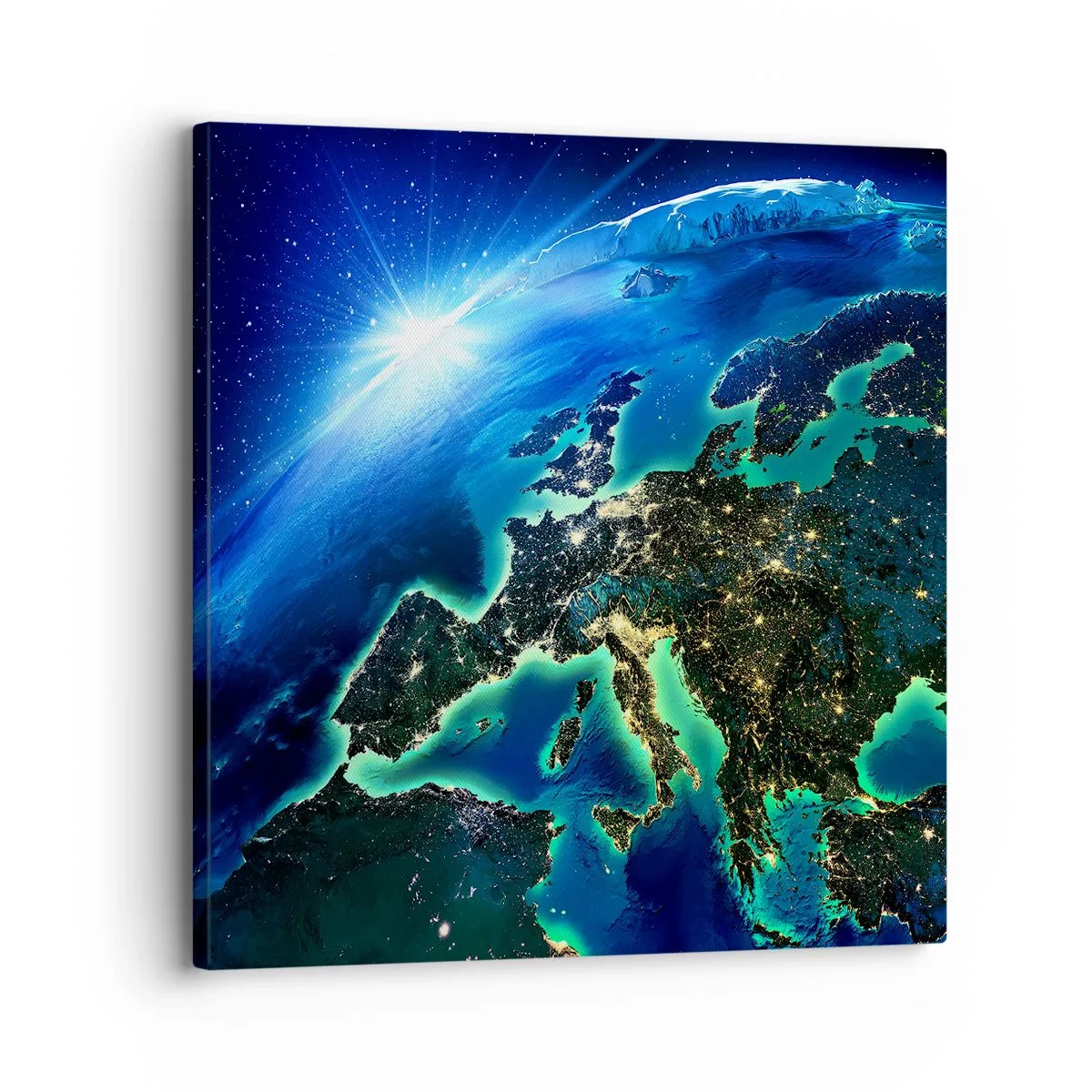 Canvas picture - Sparkling Europe - 30x30 cm