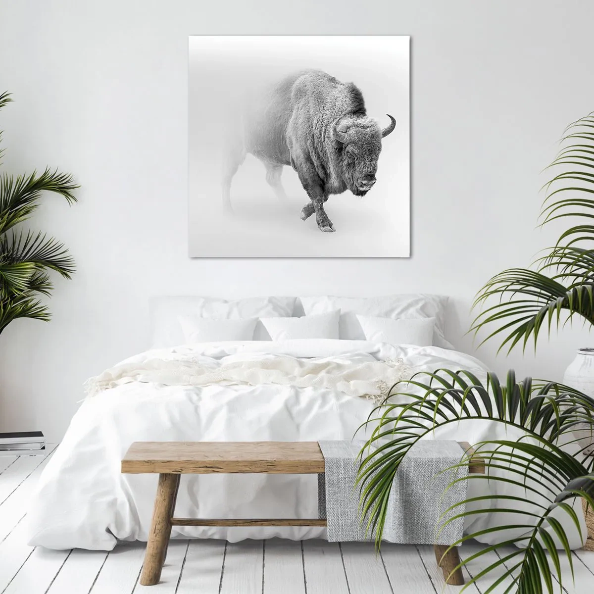 Canvas picture - King of the Prairie - 70x70 cm