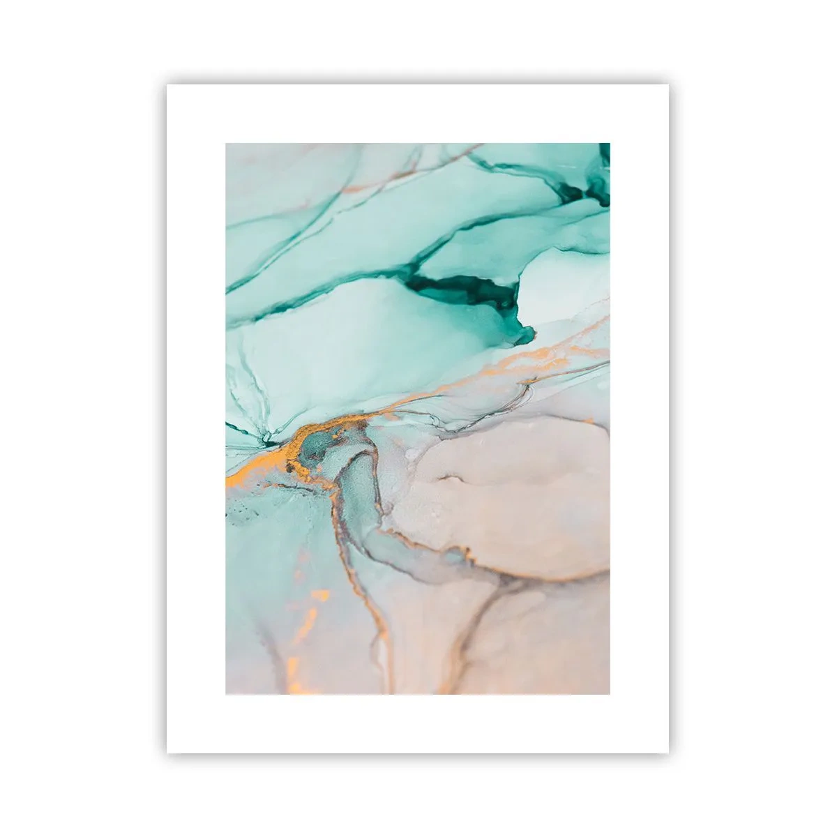 Poster - Dance of Shapes and Colours - 30x40 cm
