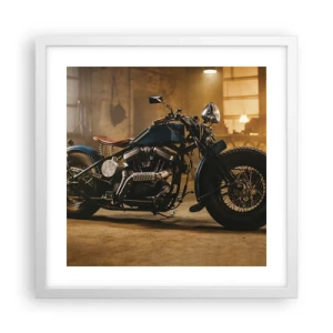 Poster in white frmae - I Can Do Anything - 40x40 cm