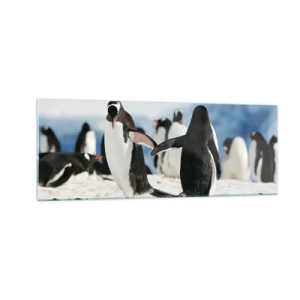 Glass picture - Dance in the Snow - 140x50 cm