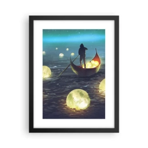 Poster in black frame - Things that Philosophers Did Not Dream About - 30x40 cm