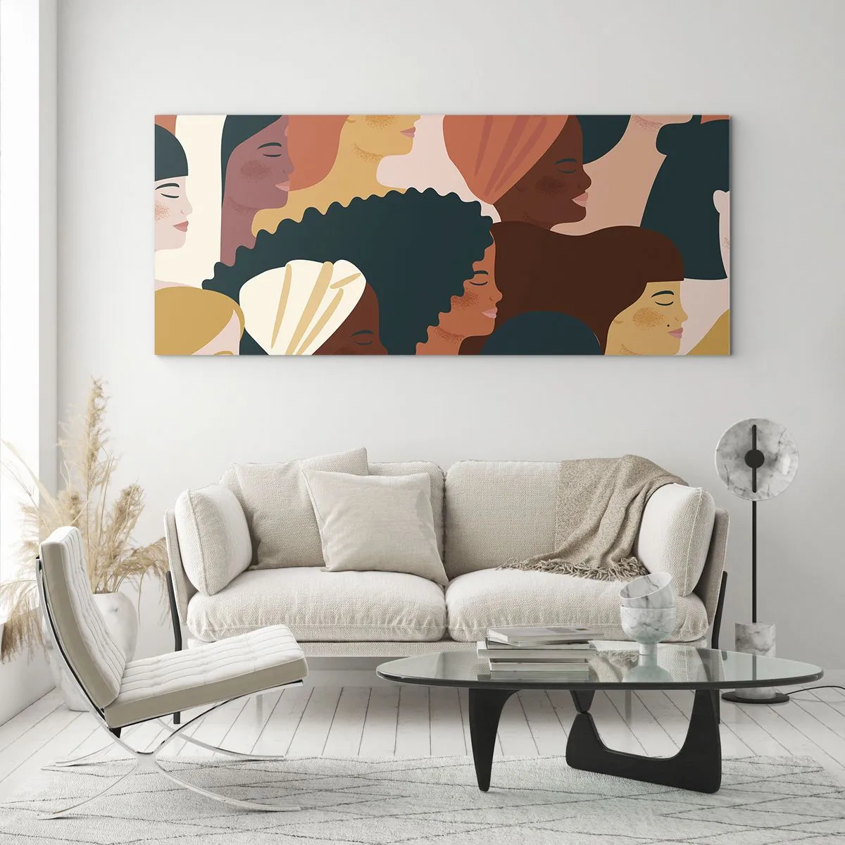 Glass picture - Pure Womanhood - 140x50 cm