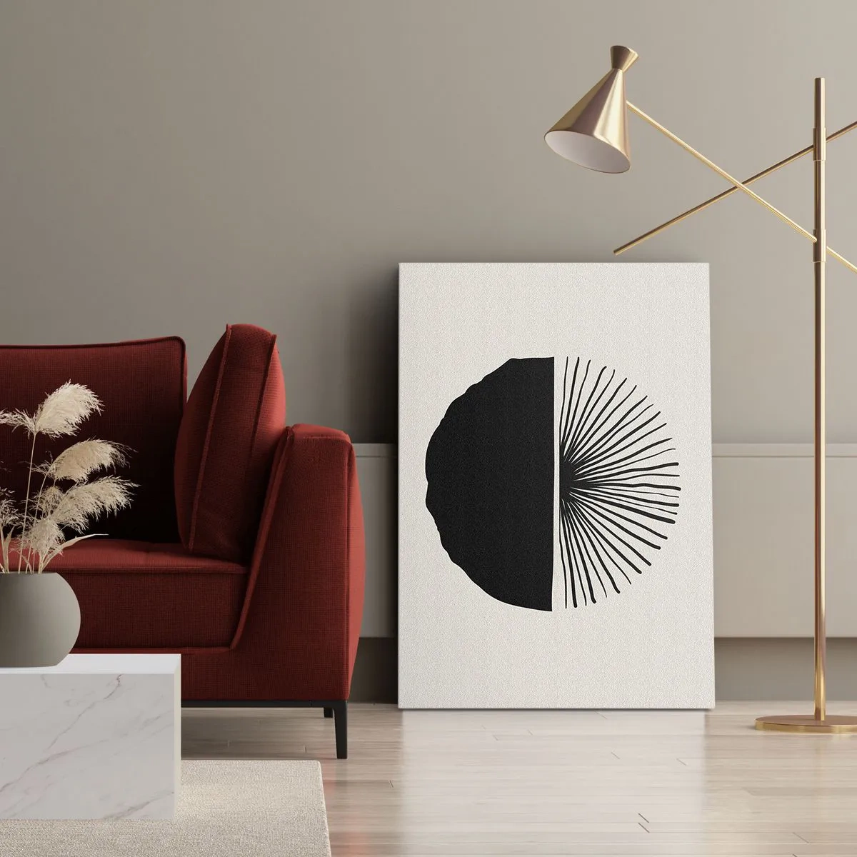 Canvas picture - Fan of Possibilities - 55x100 cm