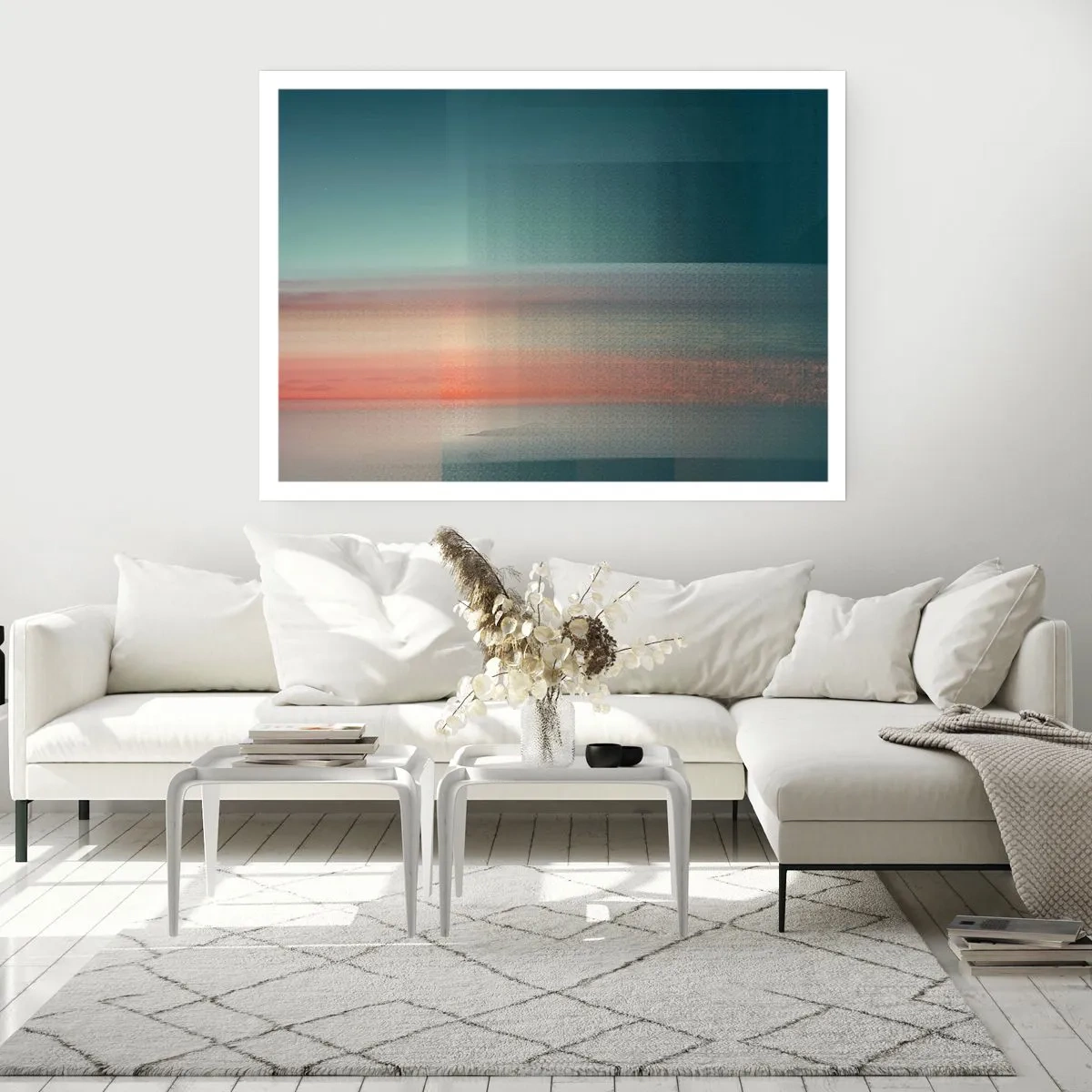 Poster - Abstract: Light Waves - 91x61 cm