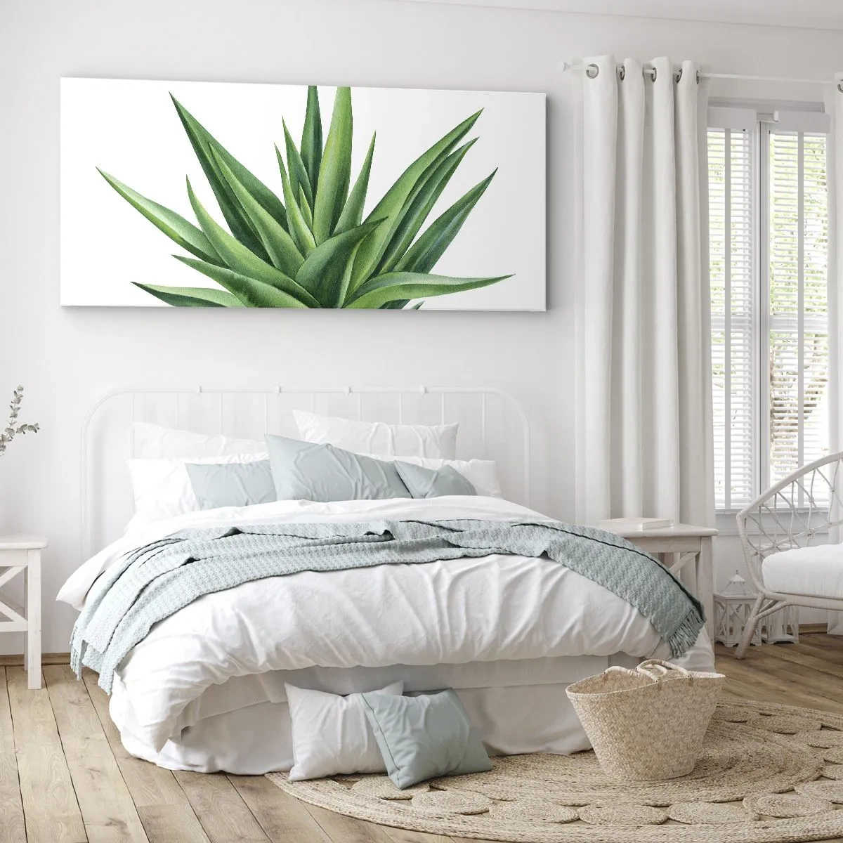 Canvas picture - Green - Power - Life - 100x40 cm