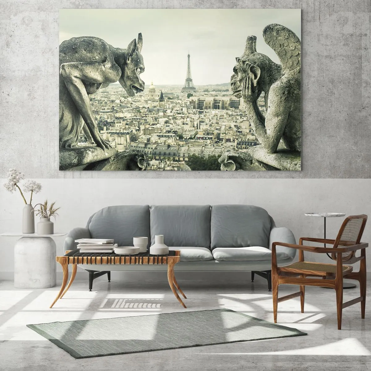 Glass picture - Parisian Talks - 120x50 cm