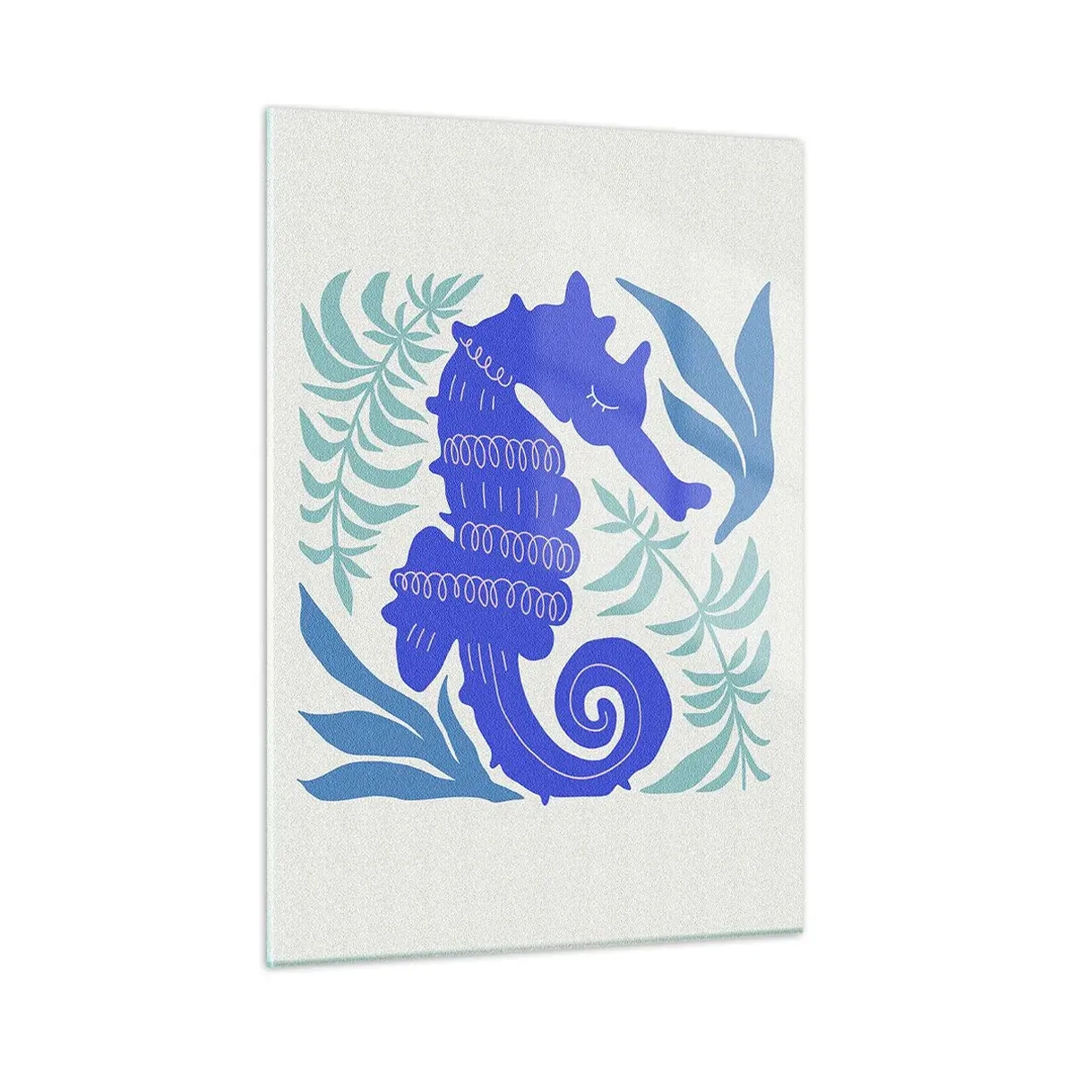 Glass picture - In Underwater Meadow - 50x70 cm