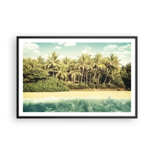 Poster in black frame - How about Here? - 91x61 cm