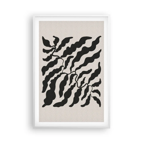 Poster in white frmae - Nature of a Square - 61x91 cm