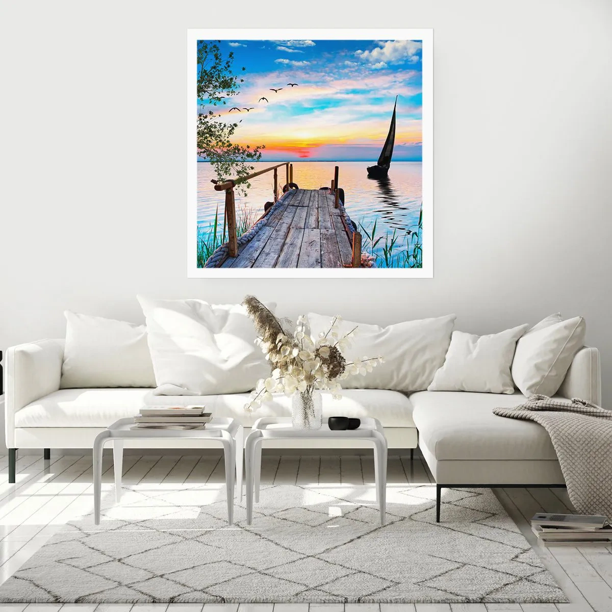 Poster - Good Evening - 40x40 cm