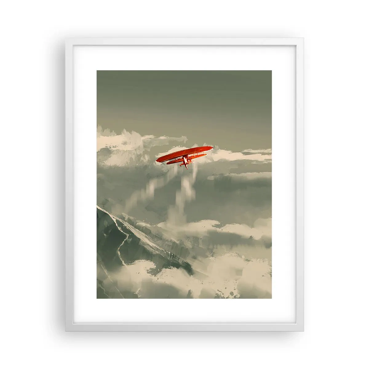 Poster in white frmae - Fearless Pioneer - 40x50 cm