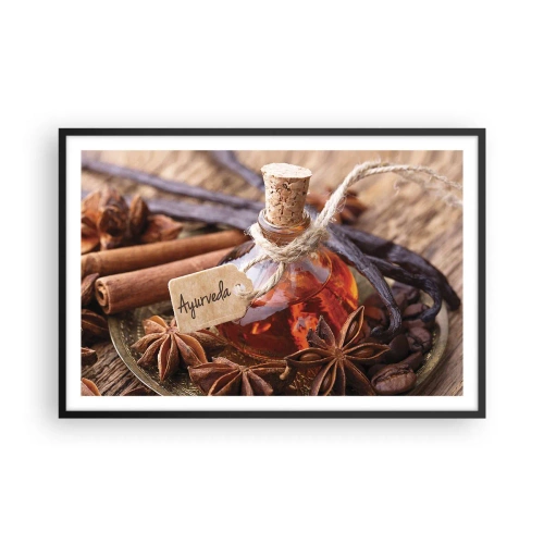 Poster in black frame - Unity of Body and Spirit - 91x61 cm