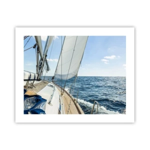 Poster - Ahoy, Adventure - 50x40 cm