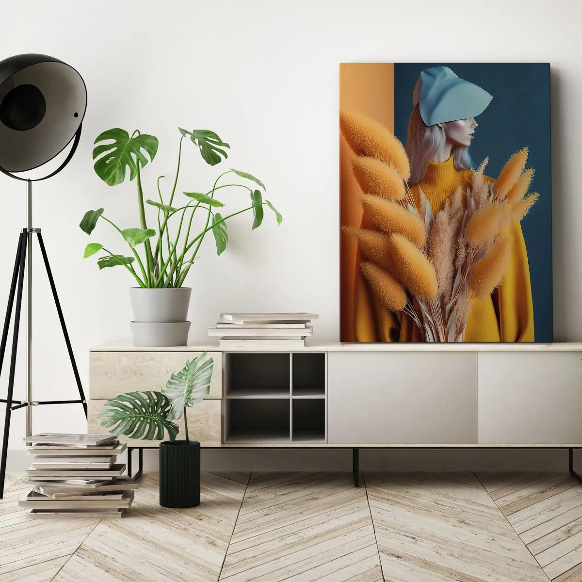 Canvas picture - Fluffy Portrait - 70x100 cm