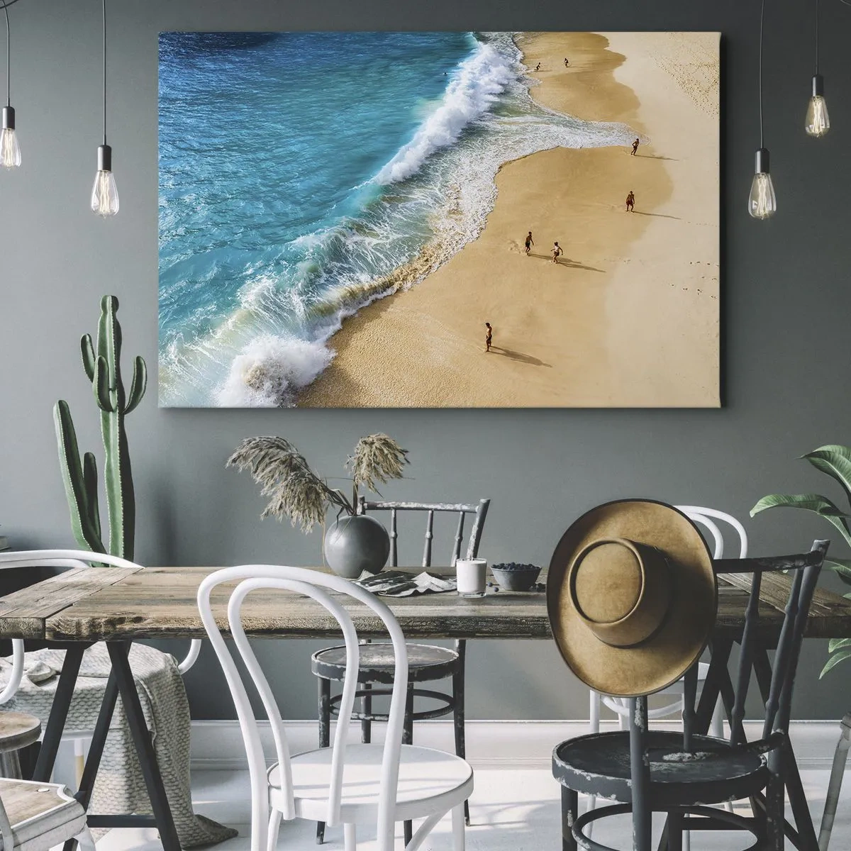 Canvas picture - And Next the Sun, Beach… - 120x80 cm