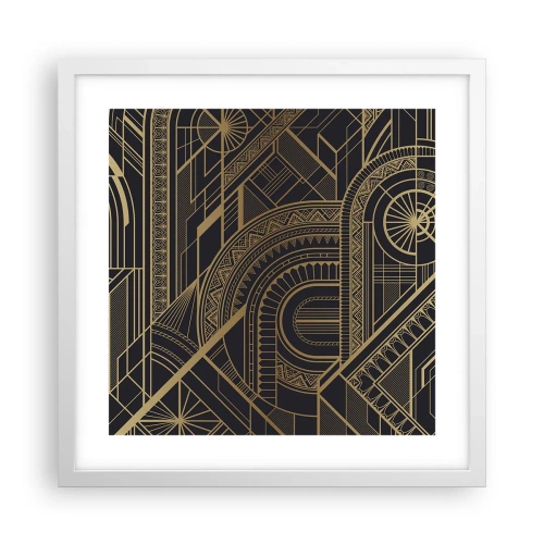 Poster in white frmae - Concepts, Ideas, Plans - 40x40 cm