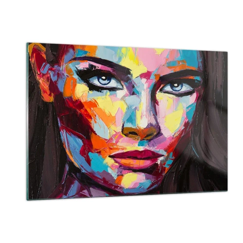 Glass picture - Soul Is Also Colourful - 120x80 cm
