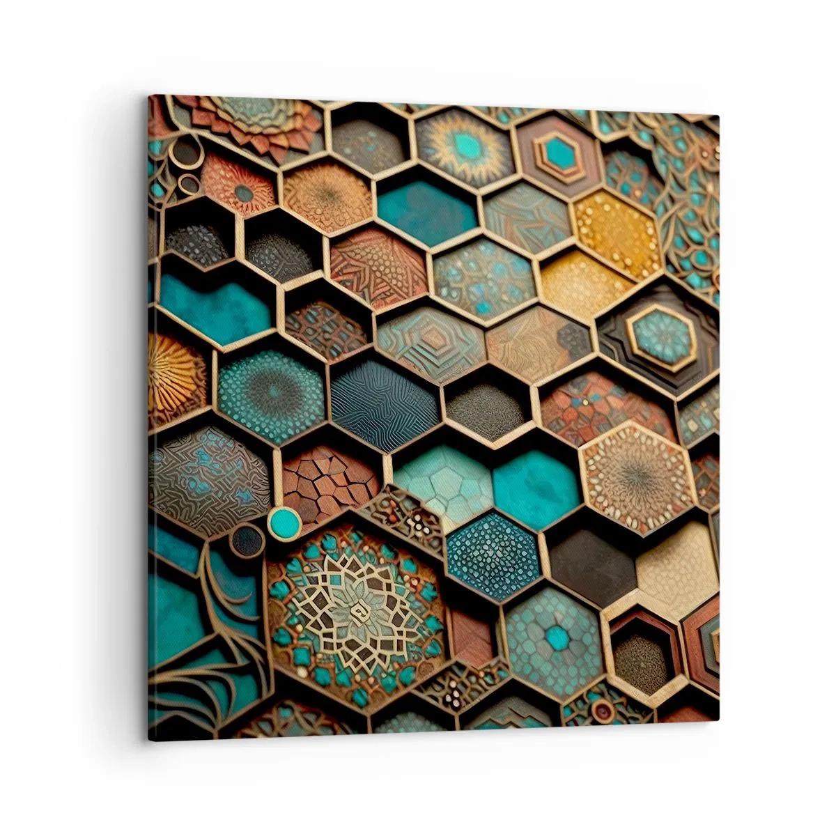 Canvas picture - Arabic Ornaments - Variation - 50x50 cm