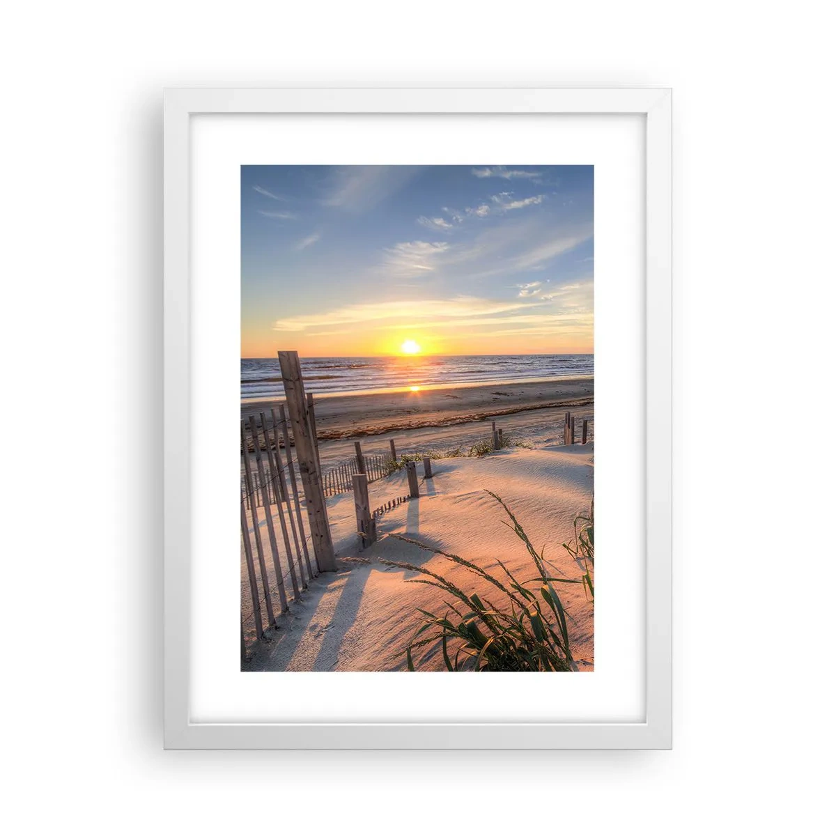 Poster in white frmae - Light and Shade of the Wind - 30x40 cm