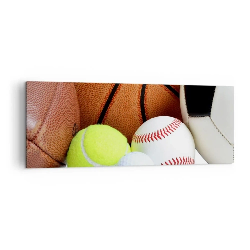 Canvas picture - Football Unites Us - 140x50 cm