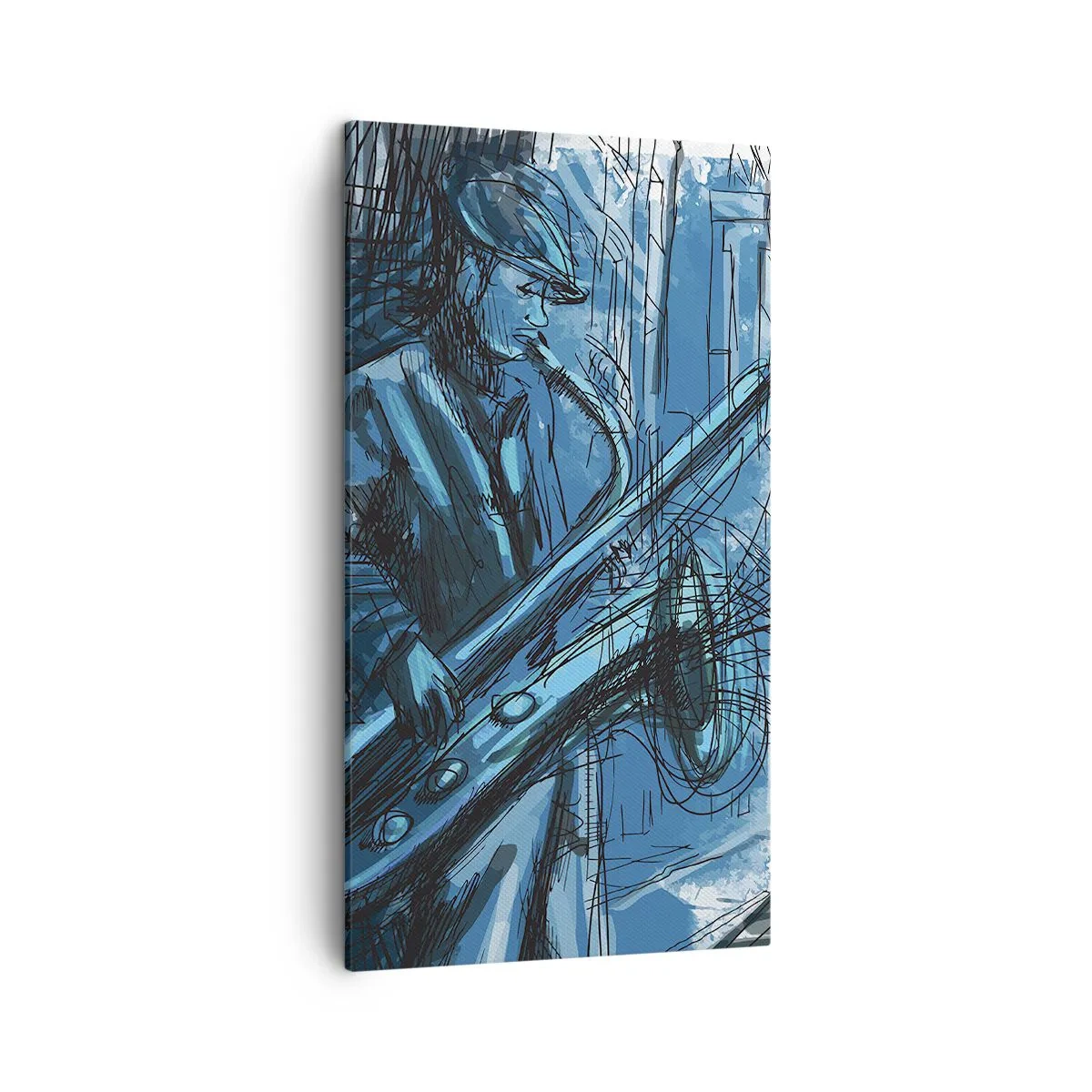 Canvas picture - City Rhapsody - 45x80 cm
