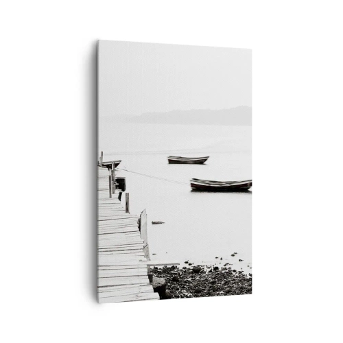 Canvas picture - By Waters Still and Clear - 80x120 cm