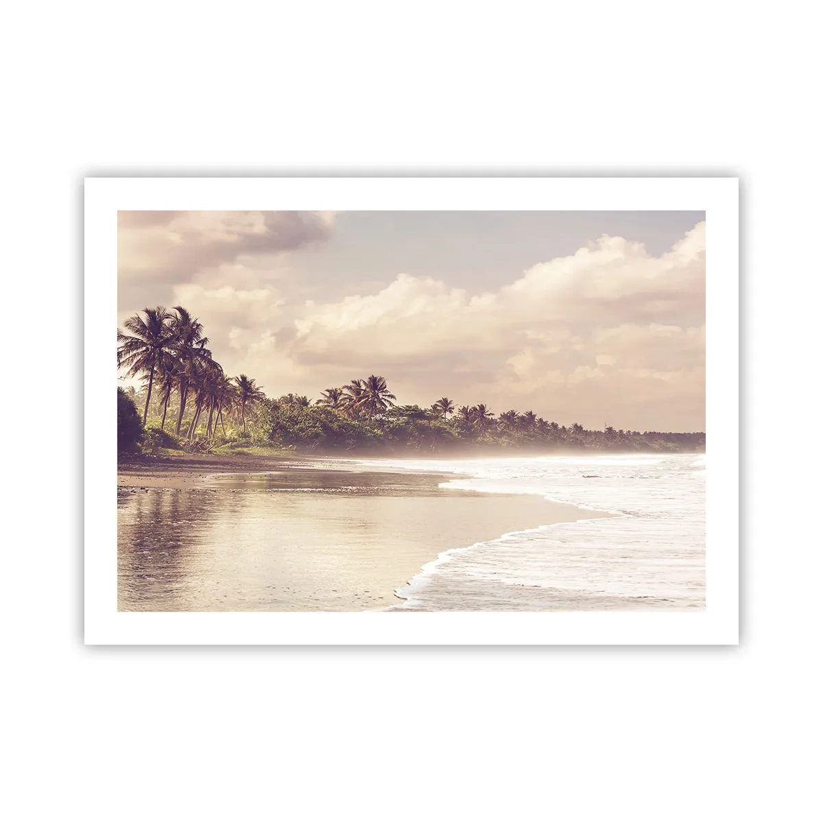 Poster - Caress of the Waves - 70x50 cm