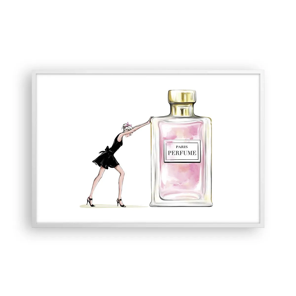 Poster in white frmae - The Essence of Womanhood - 91x61 cm