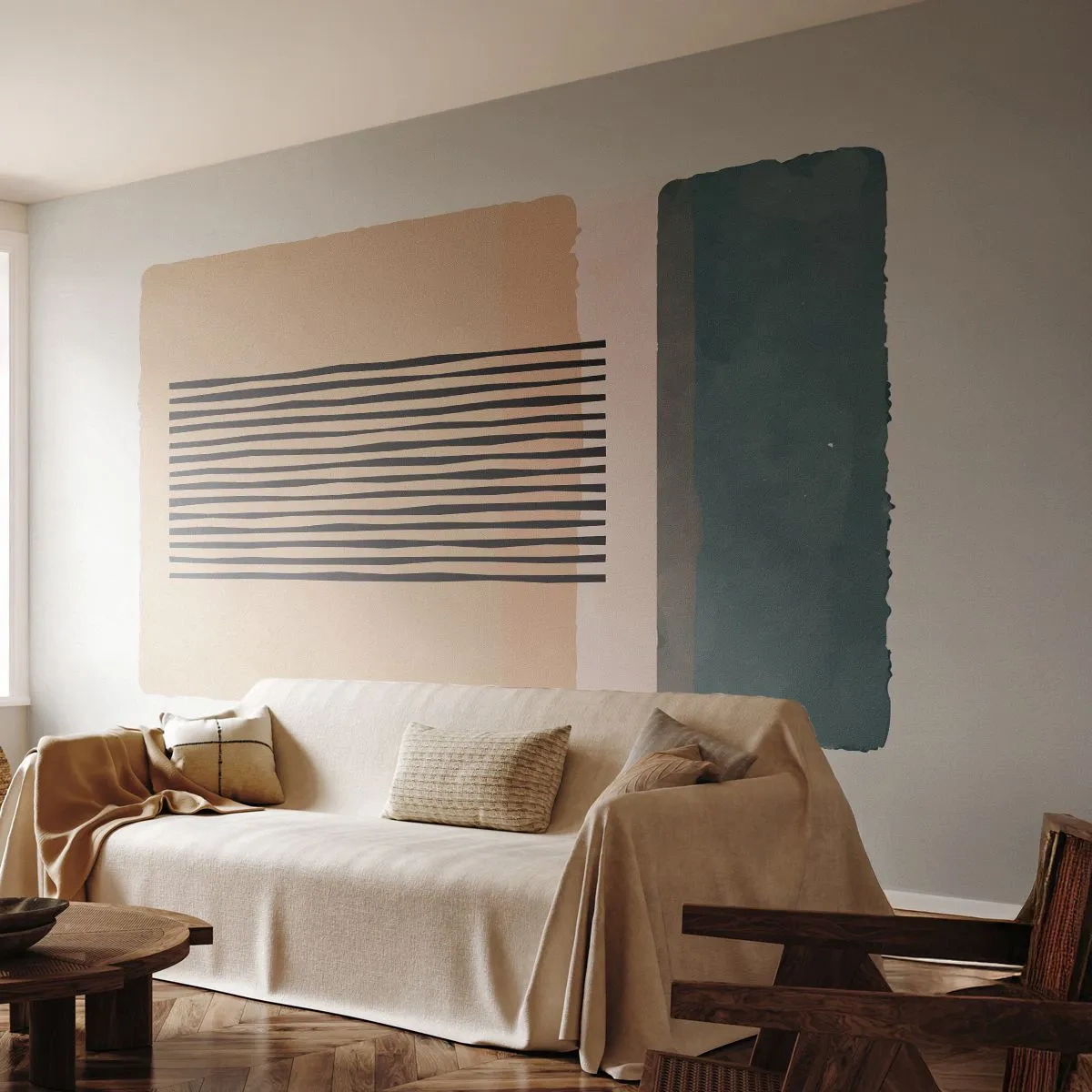 Photo Wallpaper Standard Eco - All in Order - Abstraction, Graphics, Minimalism - 150x105 cm