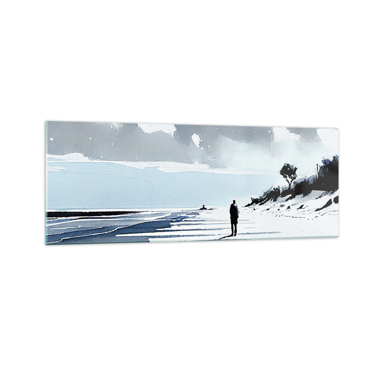 Glass picture - All Alone - 140x50 cm