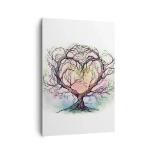 Canvas picture - Together Against the Wind - 70x100 cm