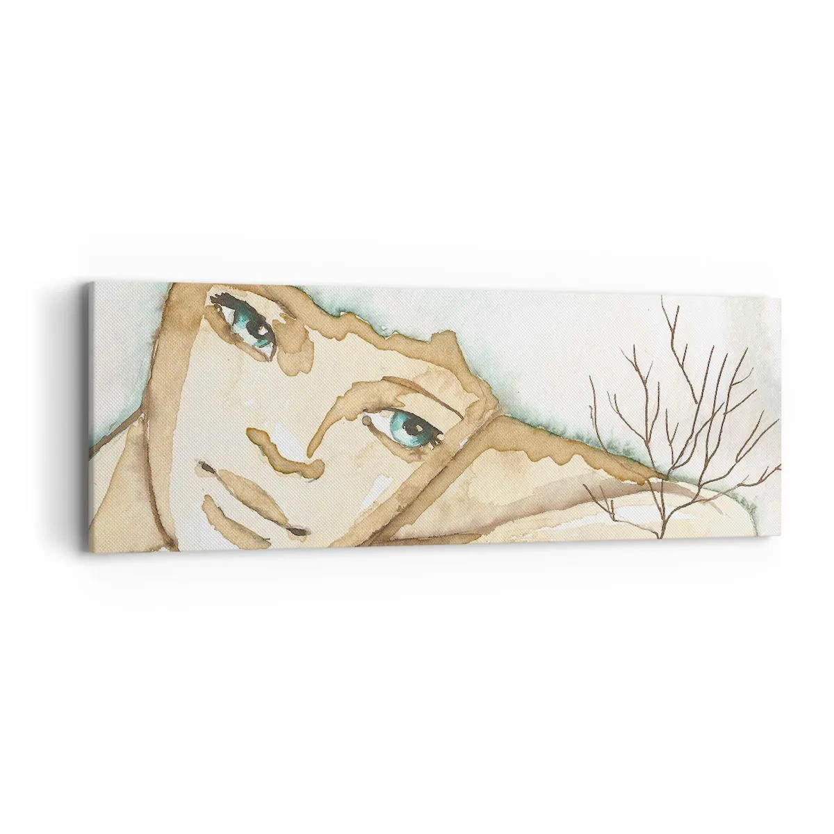 Canvas picture - Tree of Poetry Springs from Silence - 90x30 cm