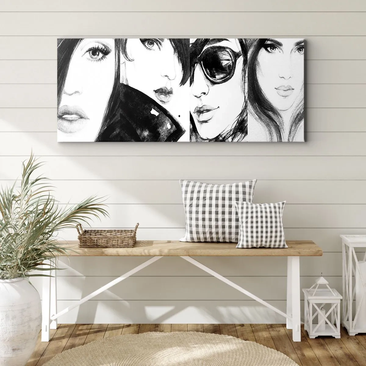 Canvas picture - Beauty Multiplied - 90x30 cm