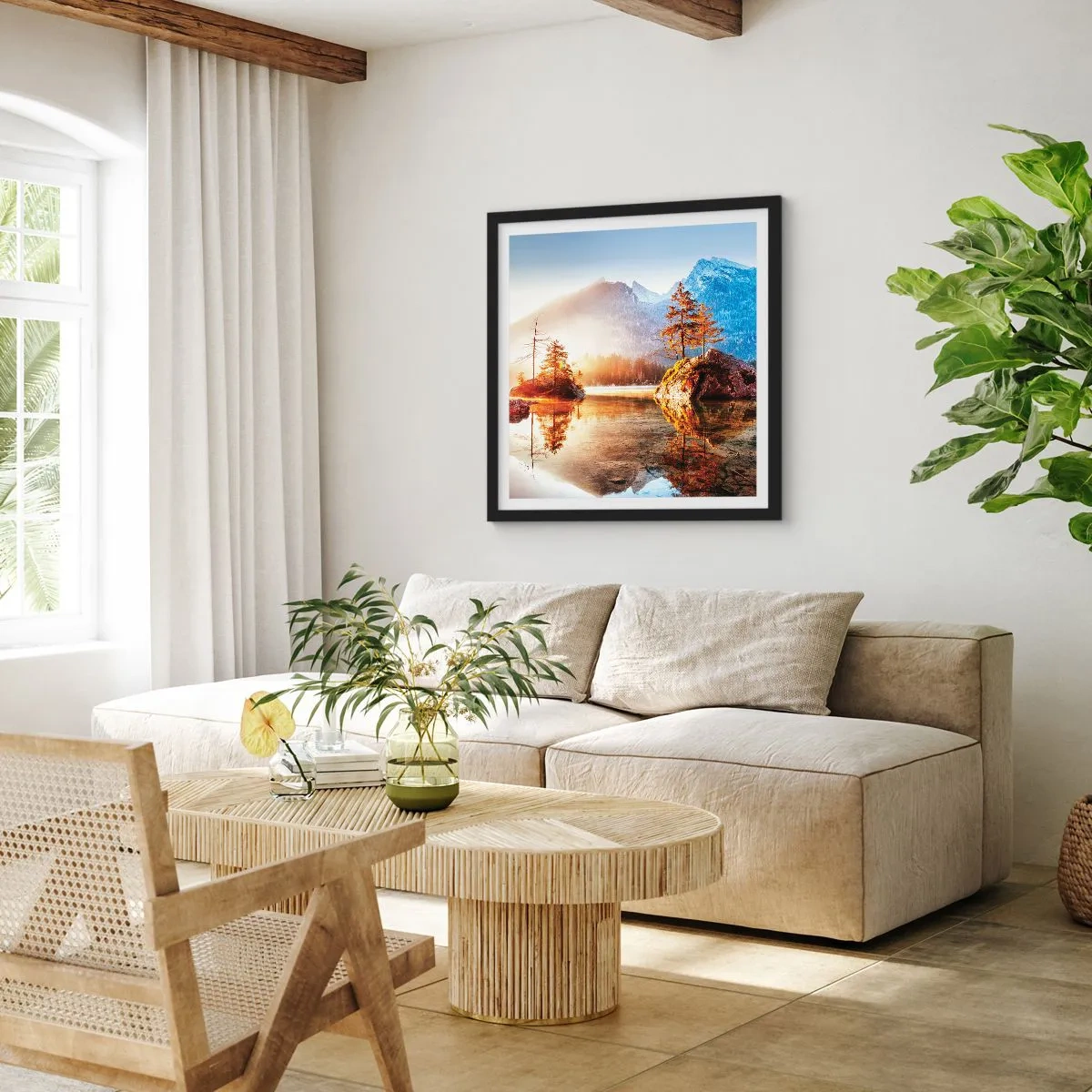 Poster in black frame - Nature in New Light - 50x50 cm