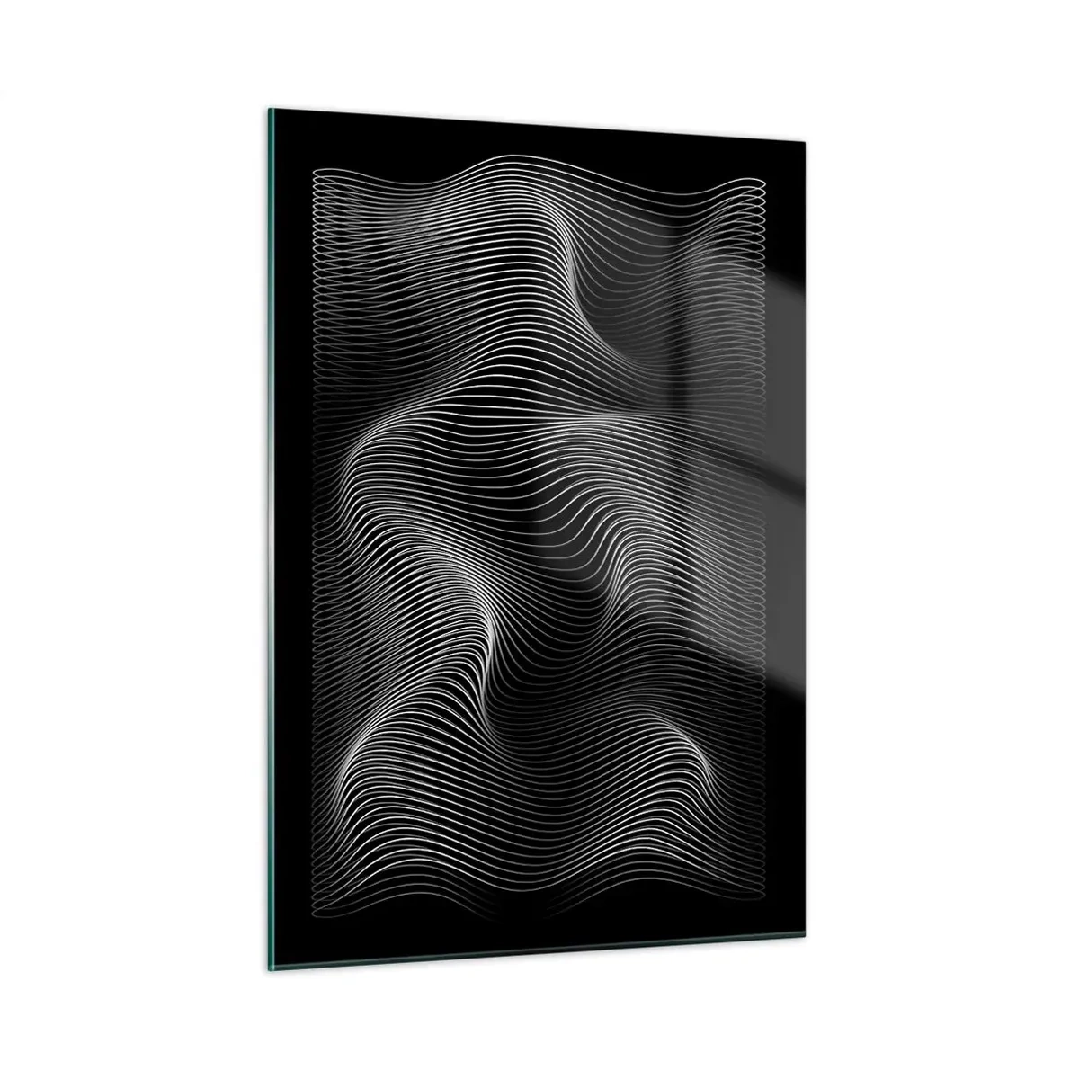 Glass picture - Dance of the Light in Space - 50x70 cm