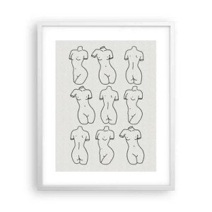 Poster in white frmae - Only Venus - 40x50 cm