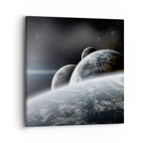 Canvas picture - Space Music of Spheres - 40x40 cm