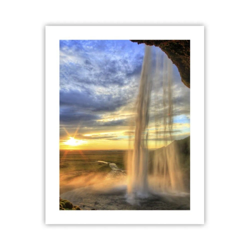 Poster - World behind Raindrops - 40x50 cm