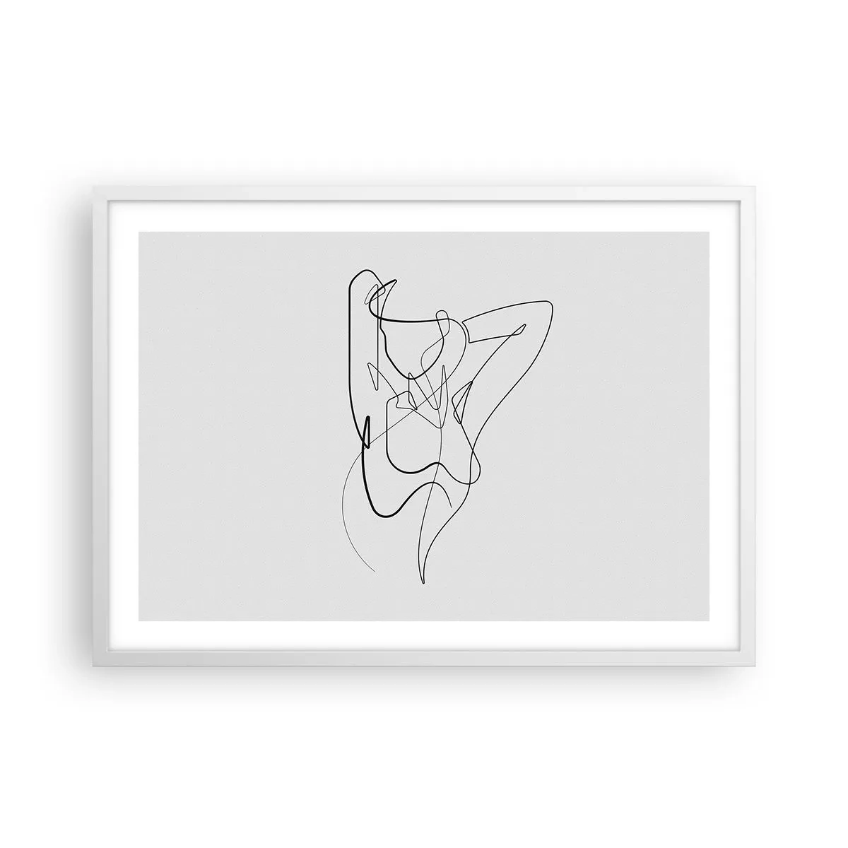 Poster in white frmae - What You Are Really Like - 70x50 cm
